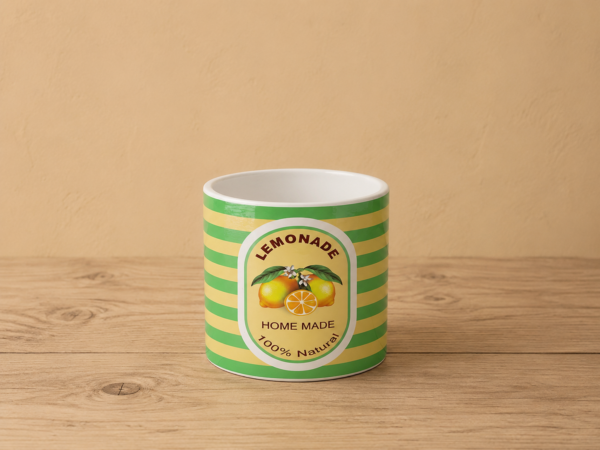 Cache pot Kitchen - Citron