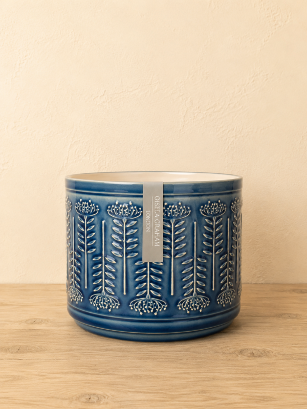 Cache pot bleu - Protea